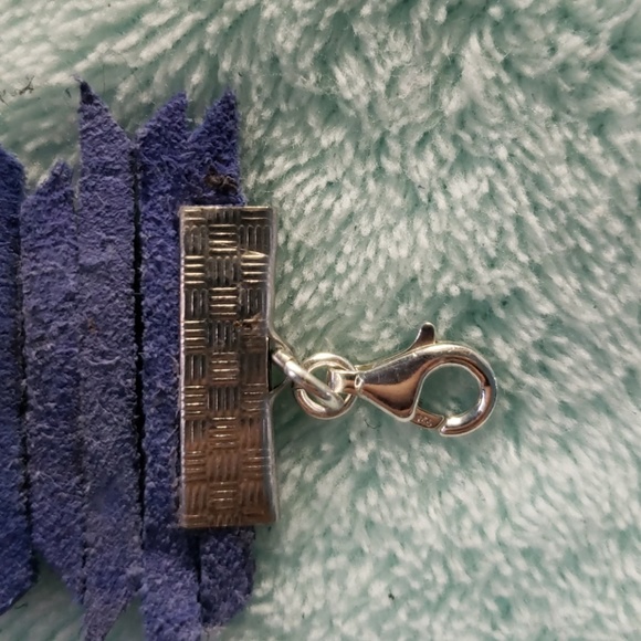 100% Blue Suede Wrist Wrap - Picture 5 of 8